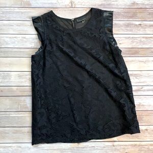 EUC I Jeans by Buffalo Faux leather & Lace Top